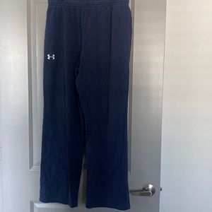 Blue under armour sweatpants